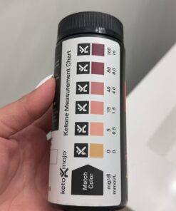 150 Ketone Test Strips with Free Keto Guide eBook & Free APP. Urine Test for Ketosis on Ketogenic & Low-Carb Diets. Extra-Long Strips. 29 61kLkLXO8L