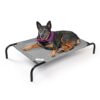 COOLAROO The Original Cooling Elevated Dog Bed, Indoor and Outdoor, Medium, Grey 42.0"L x 25.5"W x 8.0"Th 31 61kLpTcaUAL