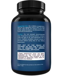 Pre Workout Nitric Oxide Supplement - Extra Strength L Arginine L Citrulline Supplement with Beta Alanine Nitric Oxide Booster for Enhanced Performance Strength Vascularity and Muscle Recovery 10 61kMD03Is8L