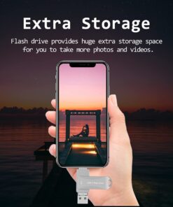 1TB USB Flash Drive for Phone, Dual USB3.1 to USB C Memory Stick 1000GB, WOFICLO High-Speed Transfer Type-c Thumb Drive for iPad Pro, Mac pro, Samsung Galaxy, PC.Black 1TB Black 15 61kMO2BVpXL