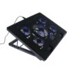 iMBAPrice - Quiet Portable 12" - 17" Laptop Cooler Cooling Pad - Ultra Slim 2xUSB Powered (5 Fans) with Adjustable Height Mount Stand 19 61kPGEzGLKL