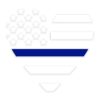 Thin Blue Line Heart Vinyl Decal for Home or Car - Looks Great on Motorcycles, Laptops, Windows Also! Outdoor Vinyl. (White with Blue Line) White With Blue Line 11 61kQI8zp lL