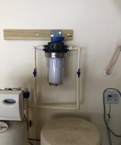 AQUACREST FXHTC 5 Micron 10" x 4.5" Whole House Water Filter, Replacement for GE FXHTC, GXWH40L, American Plumber W10-PR, W10-BC, Culligan RFC-BBSA, GXWH35F, W50PEHD, Pentek R50-BB, Pack of 2 36 61kRuAcASL