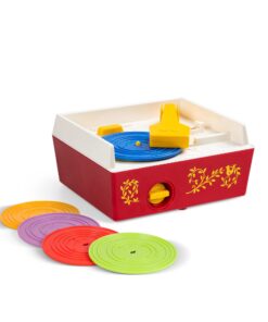 Fisher Price Classics - Record Player - Retro, Tactile Interactive Retro Toy for Kids, Girls, Boys, Toddlers, Baby, Preeschooler, Unisex 18 Months + 21 61kSJA9UDTL