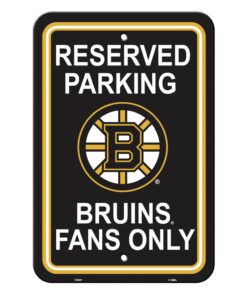 Fremont Die NHL Sign Boston Bruins 12" x 18" Reserved Parking Sign