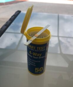 Poolmaster 22211 Smart Test 4-Way Pool and Spa Test Strips - 50ct 4 Way Test Strips 1 Pack 36 61kU0oGVGpL