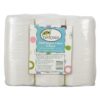OsoCozy Flushable Diaper Liners 3 Pack - Makes Cloth Diapering Laundering Easier - Super Soft and Gentle on Baby’s Skin -100 Sheets per roll -3 Rolls.