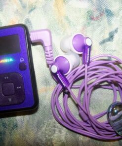 Panasonic ErgoFit Wired Earbuds, In-Ear Headphones with Dynamic Crystal-Clear Sound and Ergonomic Custom-Fit Earpieces (S/M/L), 3.5mm Jack for Phones and Laptops, No Mic - RP-HJE120-V (Purple) Purple 43 61kWHFNUClL