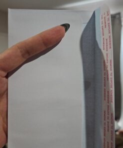 CreGear 90 Count #6 3/4 Small Security Self Seal Tinted Envelopes for Privacy & Business, Size 3-5/8 X 6-1/2 Inches, Peel and Seal Closure, Windowless Design, 24 LB, White 39 61kWdJ5M9JL