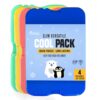 Healthy Packers Ice Pack for Lunch Box - Freezer Packs - Original Cool Pack | Slim & Long-Lasting Reusable Ice Packs for Lunch Bags and Cooler Bag (Set of 4) 4pk 8 61kZzgV74yL