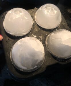 Housewares Solutions Froz Ice Ball Maker – Novelty Food-Grade Silicone Ice Mold Tray With 4 X 4.5cm Ball Capacity 50 61ka9UEWlpL