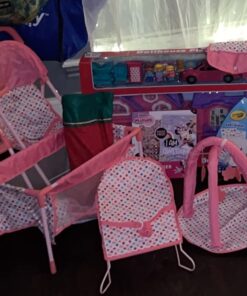 Melissa & Doug Mine to Love Time to Eat Doll Accessories Feeding Set (8 pcs) , Pink 14.3 x 11.2 x 2.8 Multi-color 34 61kaXt 4g0L