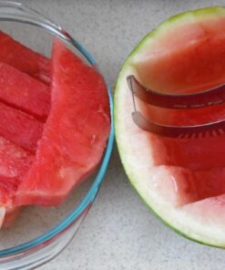 IPAC Watermelon Slicer – Angurello The Original Italian Designed Watermelon Cutter that Makes Slicing Watermelon Fast and Easy – Premium Grade Stainless Steel 16 61kay0zseVL
