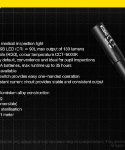 EdisonBright Nitecore MT06MD 180 Lumen Pen-Type LED Flashlight with 2 X AAA Batteries Bundle for Medical Professionals 24 61kbAgqlwtL