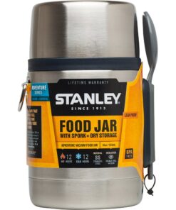 Stanley Adventure Vacuum Insulated Food Jar 18 Oz Stainless/Navy 16 61kbNESOIQL