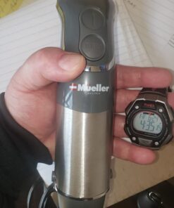 Mueller Smart Stick 800W, 12 Speed and Turbo Mode, 3-in-1, Heaviest Duty Copper Motor Immersion Blender, Titanium Steel Blades Hand Blender, Comfygrip Handle, Whisk, Beaker/Measuring Cup 38 61kbSnPktvL