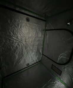 VIVOSUN S558 5x5 Grow Tent, 60"x60"x80" High Reflective Mylar with Observation Window and Floor Tray for Hydroponics Indoor Plant for VSF6450 60"x60"x80" Black 57 61kbpW6UhVL