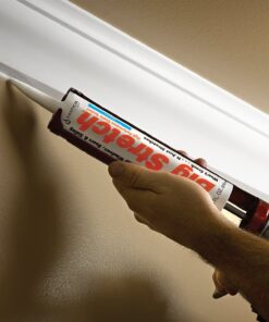 Sashco Big Stretch Acrylic Latex High Performance Caulking Sealant, 10.5 oz Cartridge, Clear 8 61kcBwRkCqL