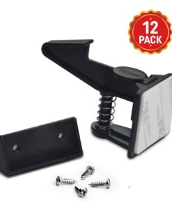 Baby Safety Cabinet Locks 12 Pack Black-GRANDOTO Children Cabinet Baby Safety Locks Latches for Cabinet & Drawers 17 61kcCMt4WHL 2