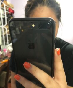 JETech Case for iPhone 8 Plus and iPhone 7 Plus 5.5-Inch, Shock-Absorption Bumper Cover, Anti-Scratch Clear Back, Black 52 61kcb2fftwL