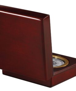 Howard Miller Pursuit Table Clock 645-730 – Glossy Rosewood Hall Finish, Black Roman Numerals, Decorative Compass-Rose Graphics, Classic Home Décor, Quartz Movement 9 61kerJJxWwL