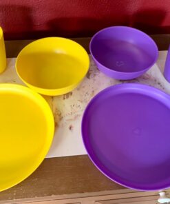 Munchkin® 12pc Baby and Toddler Feeding Supplies Set - Includes Plates, Bowls, and Cups 12pk Set 40 61kfjGV4KXL