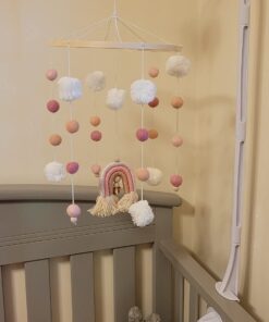 AGPtek Baby Crib Mobile Bed Bell Holder Music Box Holder Arm Bracket Baby Bed Stent Set (Nut Screw) ¨C 2 Sizes for Optional (34.6") 34.6" 37 61kgO2DrN8L