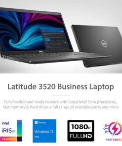 Alternative view of Dell Newest Business Laptop Latitude 3520, 15.6" FHD Display, Intel i7-1165G7, 32GB RAM, 1TB SSD, Webcam, USB-C, HDMI, Wi-Fi 6, Windows 11 Pro