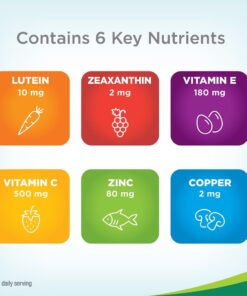 PreserVision AREDS 2 Eye Vitamin & Mineral Supplement, Contains Lutein, Vitamin C, Zeaxanthin, Zinc & Vitamin E, 120 Softgels (Packaging May Vary) 24 61kiH2K93BL