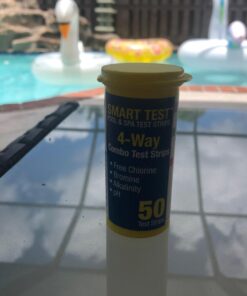 Poolmaster 22211 Smart Test 4-Way Pool and Spa Test Strips - 50ct 4 Way Test Strips 1 Pack 37 61kk6Y bSZL