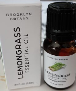 Brooklyn Botany Lemongrass Essential Oil – 100% Pure and Natural Therapeutic Grade Essential Oil - Lemongrass Oil for Aromatherapy and Diffuser – 0.33 Fl Oz 0.33 Fl Oz (Pack of 1) 35 61km8LVs7kL