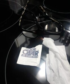 See Clear Lens Cleaning Wipes - Eye Glasses Cleaner Wipes - Non-Scratching, Non-Streaking, Pre-Moistened Wipes - Individual Packet, 6.5 in. x 5 in., 120 Wipes, 1 Pack 11 61kmKs0J8TL