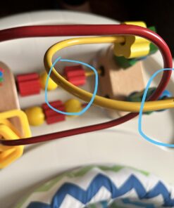 Melissa & Doug First Bead Maze - Wooden Educational Toy for Floor, High Chair, or Table - Infant Maze Toy, Bead Maze Toys For Toddlers And Babies 4.2 x 7 x 8.6 inches ; 1.3 pounds Standard 34 61kmgBEkz7L 1