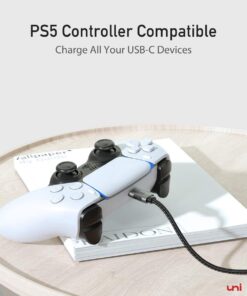 uni 100W USB C to USB C Cable 10ft, USBC to USBC Cable PD Fast Charging Cable, USB C Charger Cable (5A 20V) Compatible with iPhone15/Pro/Plus/ProMax, MacBook Air/Pro, iPad Pro, Samsung Galaxy S23 Grey 1 29 61knZzQvQHL