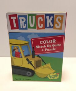 Peaceable Kingdom Floor Puzzle and Matching Game 2 in 1 Educational Activity for Kids 2 Years and Up - Trucks 20 61knnrrVOKL