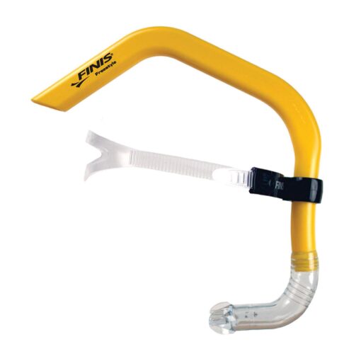 FINIS Freestyle Center-Mount Swimming Snorkel , Yellow, Adult