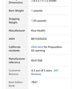 Kiva Organic Moringa Leaf Powder - Non-GMO and RAW - (1 Pound) 38 61kpTTAUeL