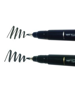 Tombow 62038 Fudenosuke Brush Pen, 2-Pack. Soft and Hard Tip Fudenosuke Brush Pens for Calligraphy and Art Drawings 2 Count (Pack of 1) Black 28 61kq6DSpyML