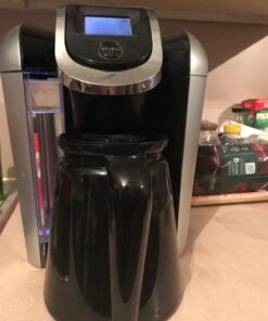 Keurig 2.0 Plastic Carafe 32oz Double-Walled with Easy-Pour Handle, Holds and Dispenses Up to 4 Cups of Hot Coffee, Compatible With Keurig 2.0 K-Cup Pod Coffee Makers, Black 11 61kq8goo6eL