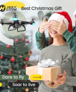 Alternative view of Holy Stone HS110D FPV RC Drone with 1080P HD Camera Live Video 120°Wide-Angle WiFi Quadcopter with Gravity Sensor, Voice & Gesture Control, Altitude Hold, Headless Mode, 3D Flip RTF 2 Batteries