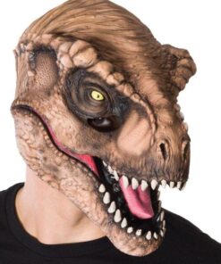 Rubie's Costume Co Men's Jurassic World T-Rex 3/4 Mask One Size Multicolor