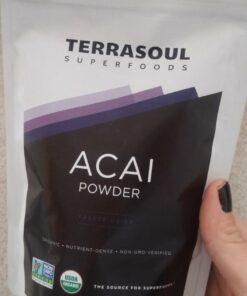 Terrasoul Superfoods Organic Acai Berry Powder, 4 Oz, Freeze-Dried for Freshness, Omega Fats Boost for Smoothie Bowls, and Antioxidant-Packed Superfoods Recipes 4 Ounce (Pack of 1) 34 61ksd0P1BsL