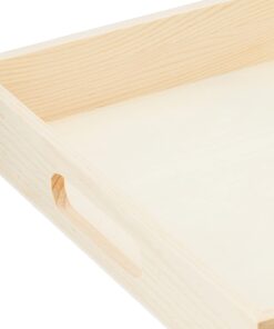 Multicraft Imports WS410 5-Piece Paintable Wooden Trays with Handles, 6-5/8 by 13-Inch to 10-1/8 by 16-1/8-Inch Оne Расk 25 61kssxkBdDS