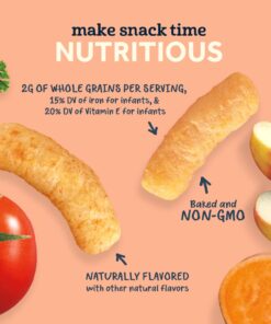 Gerber Snacks for Baby Lil Crunchies, Mild Cheddar, 1.48 Ounce (Pack of 6) 10 61kthgoL9dL