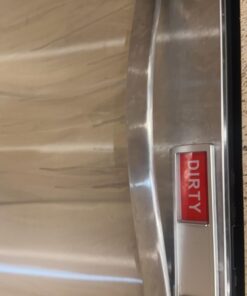 Cimkiz Dishwasher Magnet Clean Dirty Sign Shutter Only Changes When You Push It Non-Scratching Strong Magnet or 3M Adhesive Options Indicator Tells Whether Dishes Are Clean or Dirty (Silver) 1.silver 24 61kuNT8hoLL