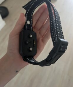 Dog Bark Collar, DINJOO Bark Collar for Large Medium Small Dogs,Smart Bark Collar,Rechargeable Anti Barking Training Collar with 8 Adjustable Sensitivity,Bark Shock Collar with Beep (Black) Black 39 61kxQdOjWwL