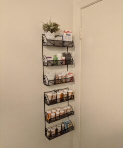 DecoBros 3 Tier Wall Mounted Spice Rack, Bronze 1-Pack 47 61kxvV8pNRL