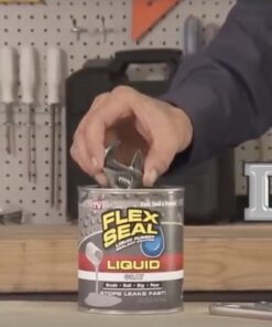 Flex Seal Liquid, 1 Gallon, Gray, Liquid Rubber Coating Sealant, Waterproof, Flexible, Breathable, and UV Resistant, Roof Repair, Basements, RV, Campers, Trailers, Marine, EPDM, Masonry 1-gal 17 61kyLf9PSvL