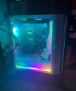 Skytech Gaming Shiva II Gaming PC Desktop – Intel Core i5 12600K 3.7 GHz, NVIDIA RTX 3060 Ti, 1TB NVME SSD, 16GB DDR4 RAM 3200, 650W Gold PSU, 240mm AIO, 11AC Wi-Fi, Windows 11 Home 64-bit,White 12600K | 3060 Ti 20 61kyRNN69WL