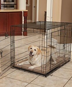 MidWest Homes for Pets Deluxe Micro Terry Pet Bed, Dog Bed & Crate Mat, Taupe, 42-Inch 40.0"L x 27.0"W x 1.2"Th 11 61kyVKIebXL